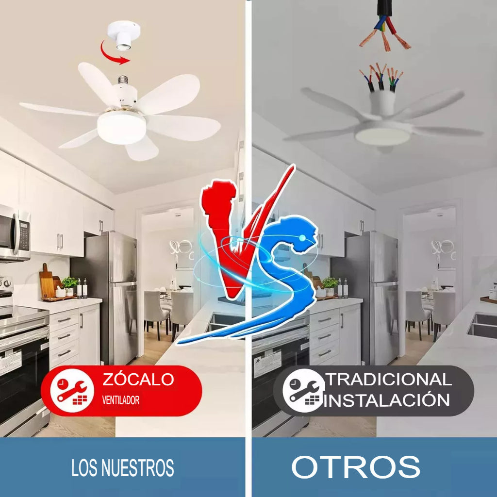 Ventilador De Techo Led