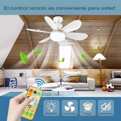 Ventilador De Techo Led