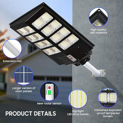 LAMPARA SOLAR 800 WATTS (TAMAÑO 60x35cm)