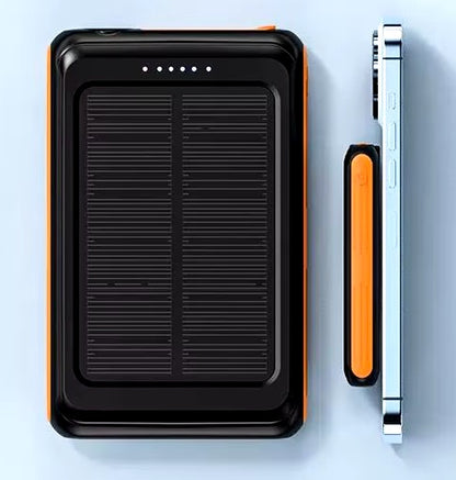 CARGADOR PORTATIL CON PANEL SOLAR DE 50000mAh