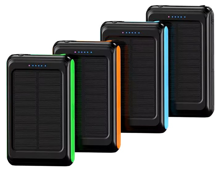 CARGADOR PORTATIL CON PANEL SOLAR DE 50000mAh