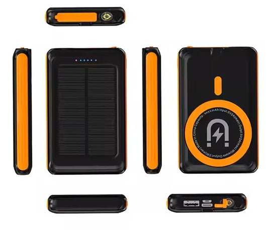 CARGADOR PORTATIL CON PANEL SOLAR DE 50000mAh